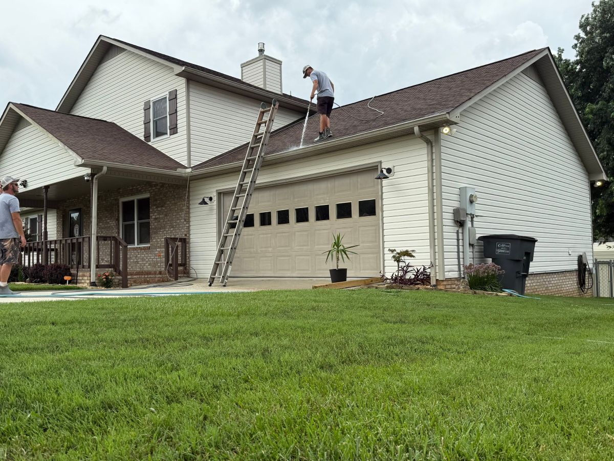 roof pressure wash